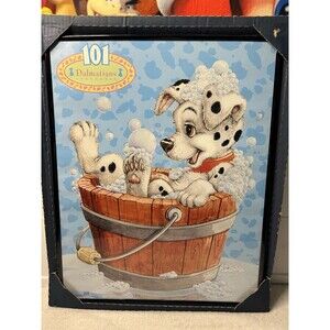 101 DALMATIANS POSTER DISNEY OSP #83145 BATH PUPPY NOS UNUSED 16x20"